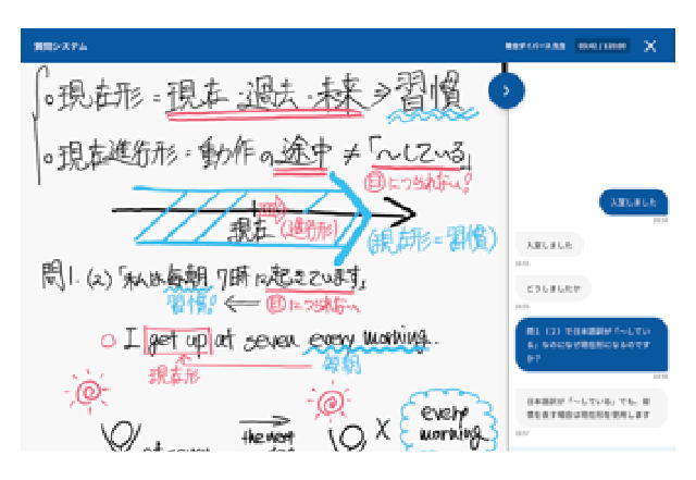 オンライン質問システム